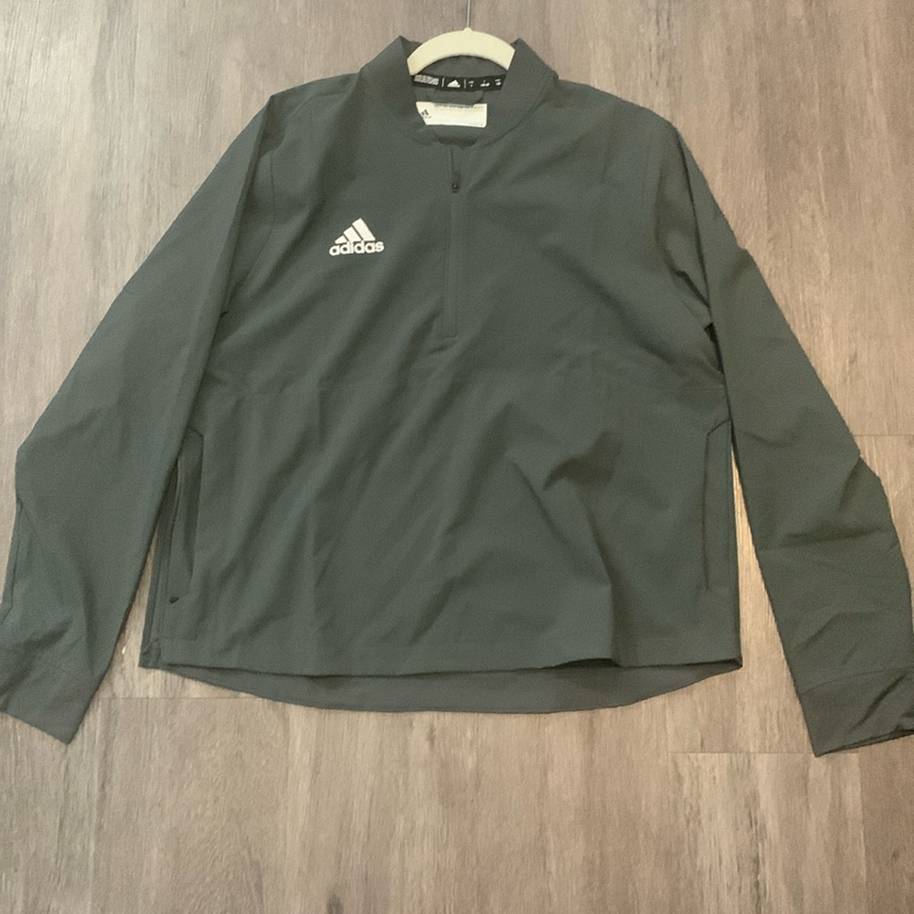 Women’s adidas quarter zip windbreaker jacket